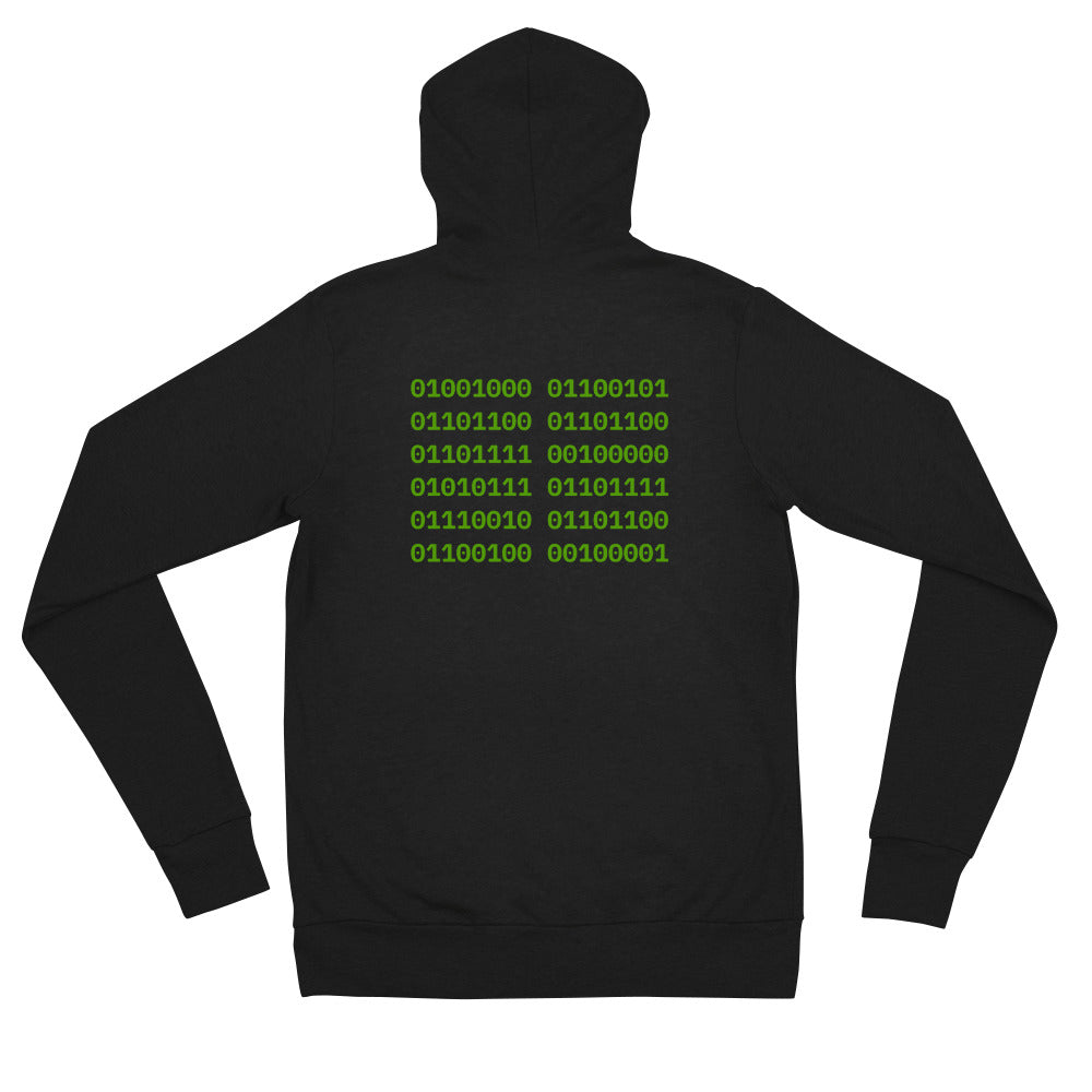 Hello World! Binary Hoodie