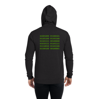Hello World! Binary Hoodie