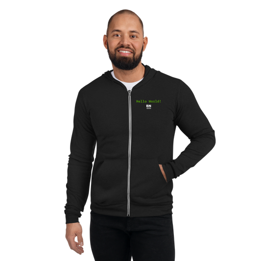 Hello World! Binary Hoodie