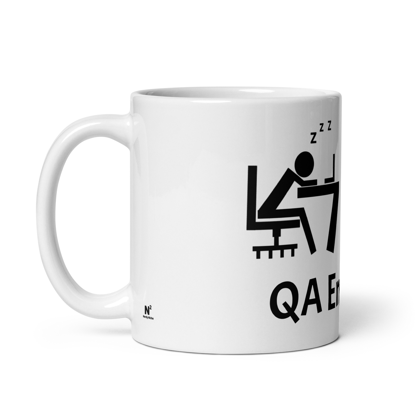Tired QA Engineer Coffee Mug (White)