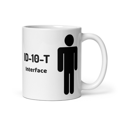 ID-10-T Coffee Mug (White)