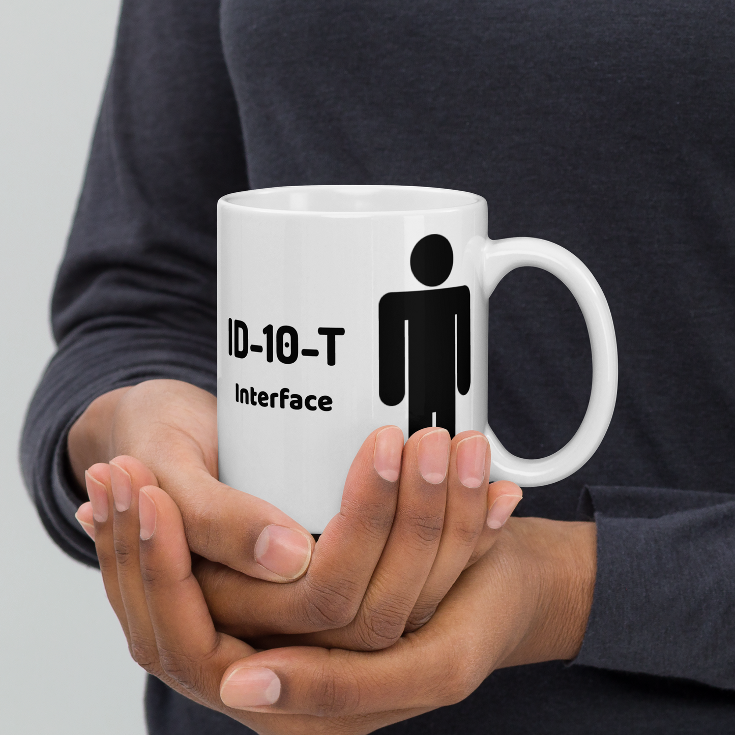 ID-10-T Coffee Mug (White)