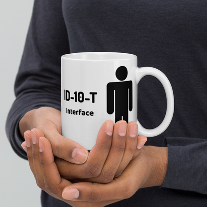 ID-10-T Coffee Mug (White)