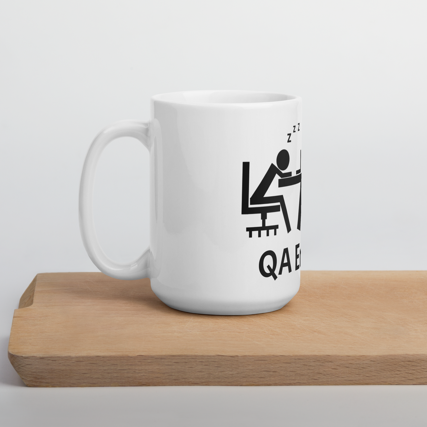 Tired QA Engineer Coffee Mug (White)
