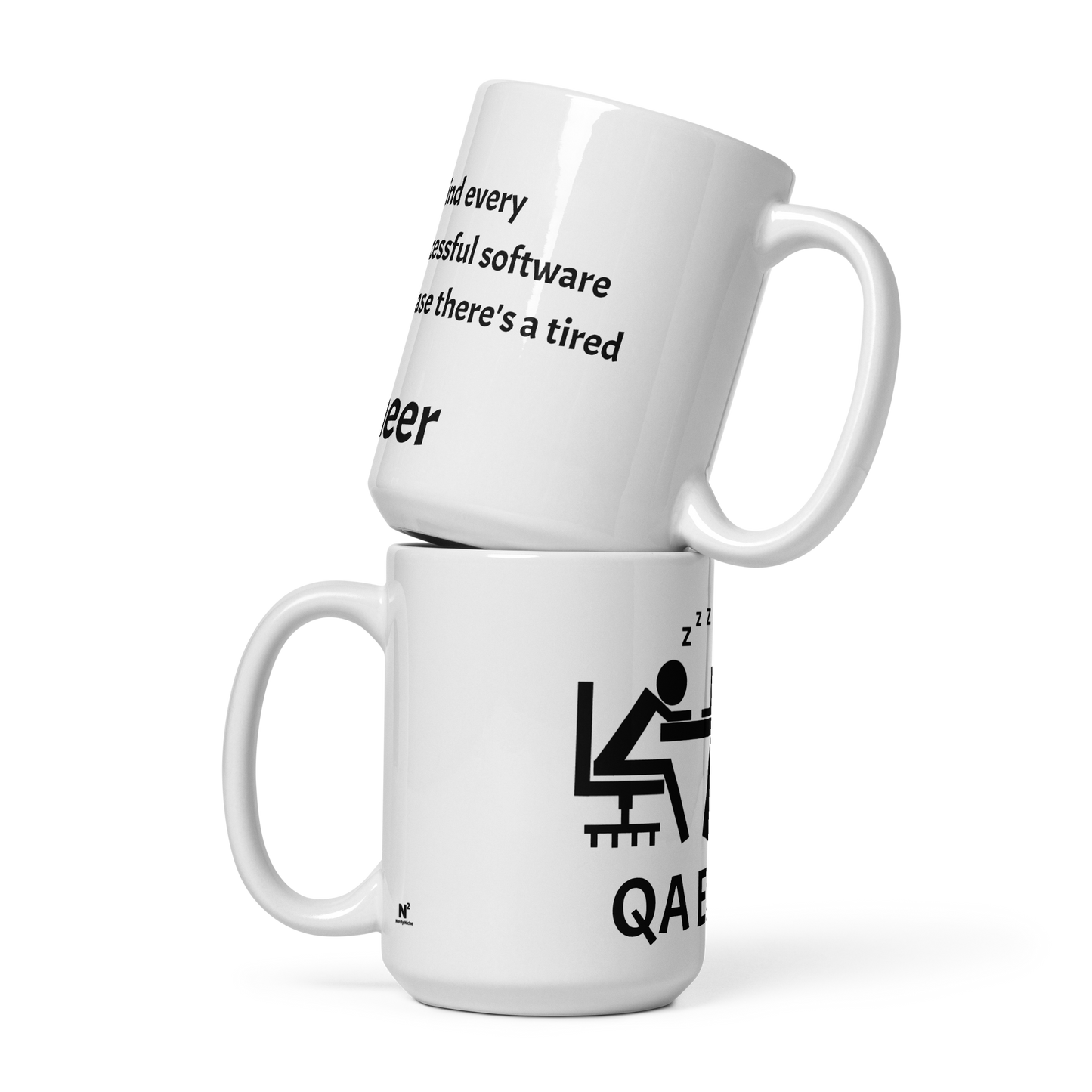 Tired QA Engineer Coffee Mug (White)