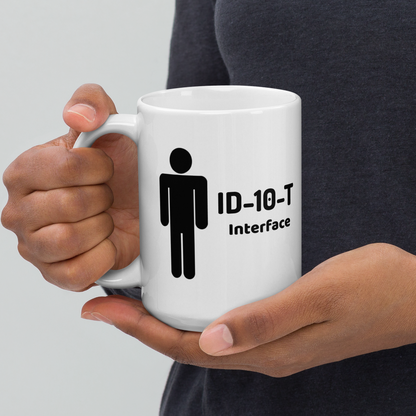 ID-10-T Coffee Mug (White)