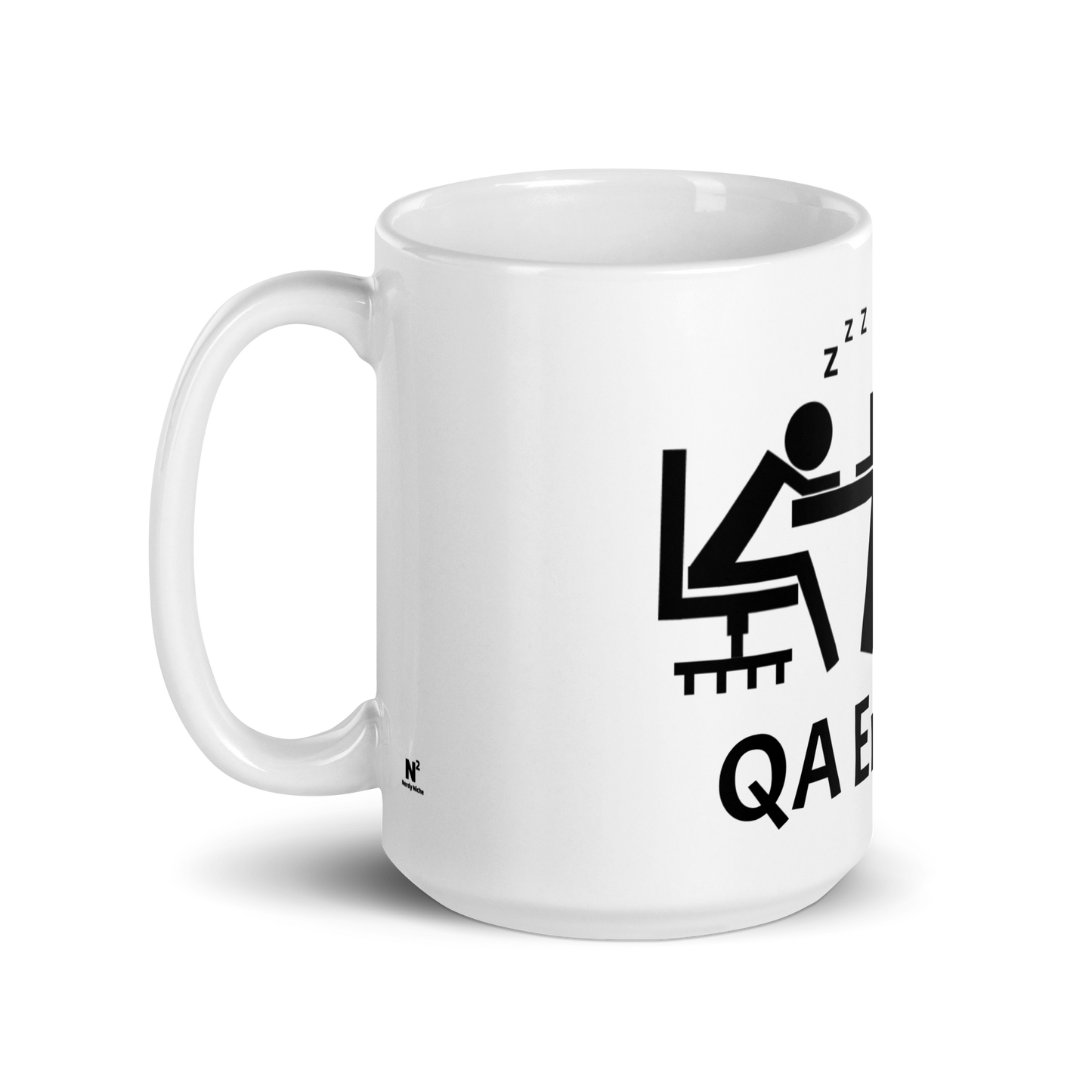 Tired QA Engineer Coffee Mug (White)