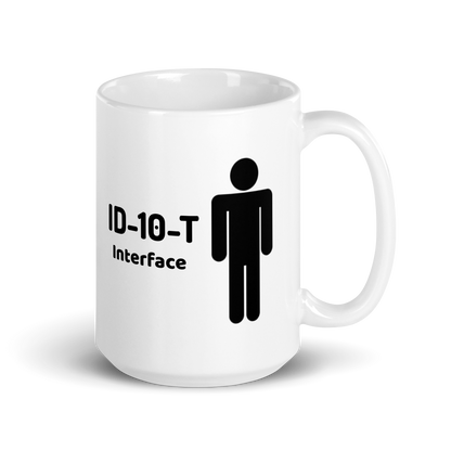 ID-10-T Coffee Mug (White)
